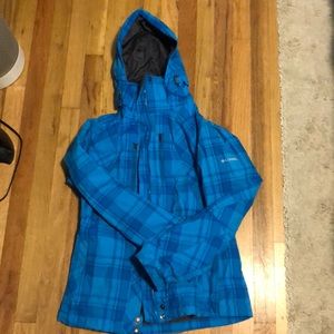 Columbia snowboard jacket with detachable hood